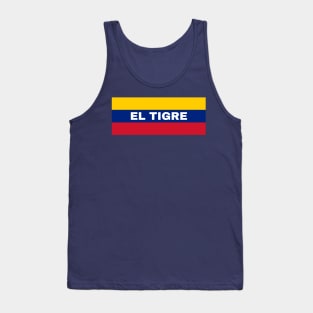 El Tigre City in Venezuelan Flag Colors Tank Top